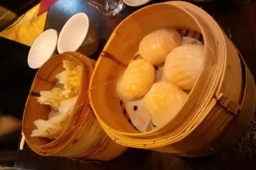 Each dish comes in a piping hot basket