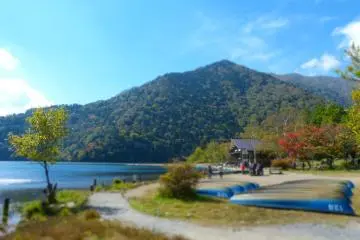 Lakeside near rest house