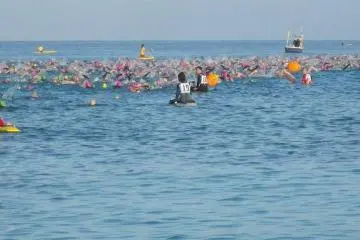 Strongman Triathlon, Miyako Island (Photo: Yoko Miyamoto)