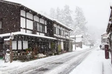 All the village's buildings were beautiful