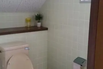 Toilet in the dorm room