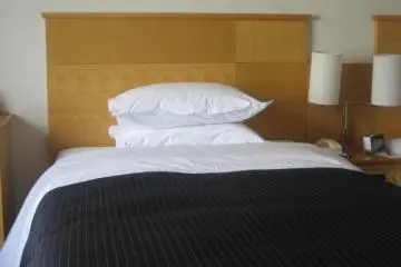 Spacious Beds with footlights to make that midnight trip to the bathroom much easier