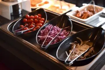 Healthy salad ingredients