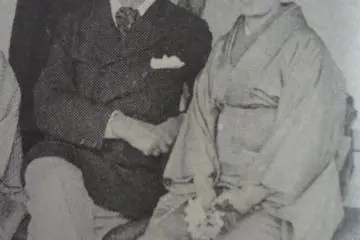 T. B. Glover and his wife, Tsuru