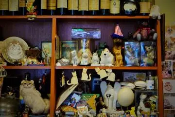 More cat knick-knacks than actual cats