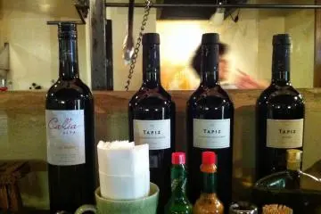 The wine at Gaucho grill complements the food beautifully