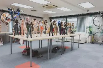 Muñecas en exhibición