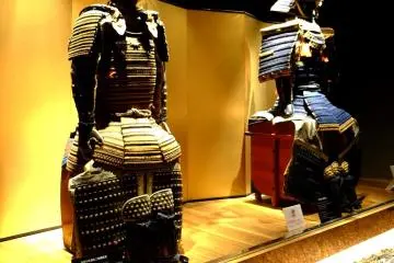 The well-lit armour is especially imposing at night