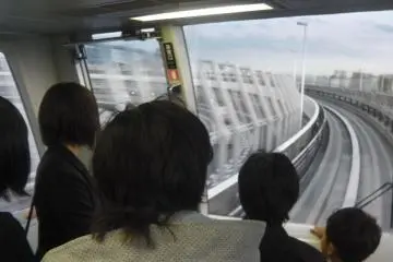 A crowd gathered for the best view