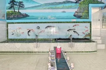 There are two hot tubs.