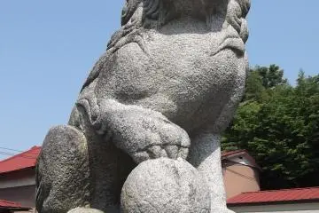 A guardian lion