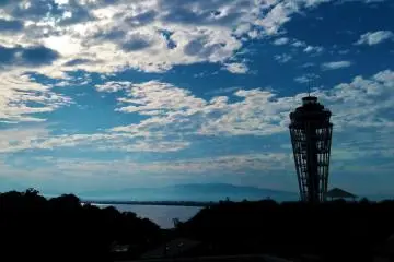 The Enoshima Candle is the lighthouse of the island. It is said to be the largest lighthouse in Japan where you can see the beautiful panoramic view.