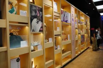 Souvenirs unique to Hiroshima sold on the first floor