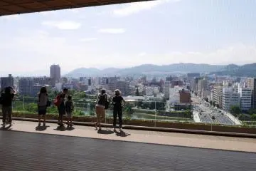 The protective mesh doesn't distract from the view