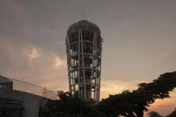 The lighthouse on top of Enoshima, which also has a viewing platform