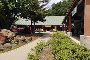 Path connecting two of the seven areas