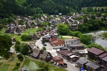 Shirakawa-go from above
