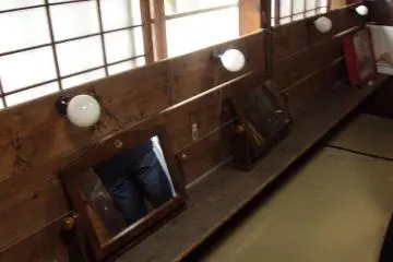 The actor's dressing room has been more or less the same for over 100 years.