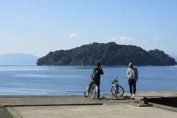 Tempat-tempat foto bagus melimpah ruah dan menanti Anda di sepanjang jalur sepeda