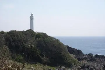 Trails lead to a lighthouse surveying the rocky coast