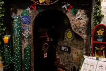 Even the entrance is a spectacle