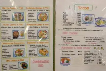 Food menu part 2