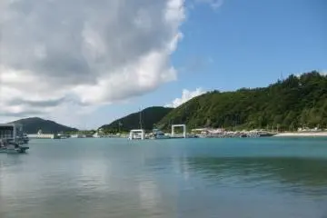 Arrivée au port de Zamami 