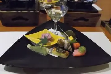 Traditional Japanese five course dinner 4