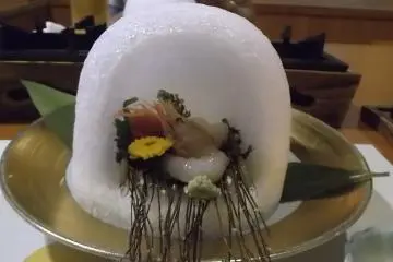 Traditional Japanese five course dinner 5