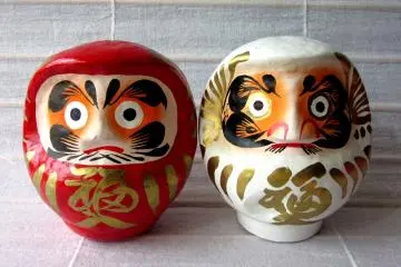 Daruma ningyo. Bought  at Kawasaki market.