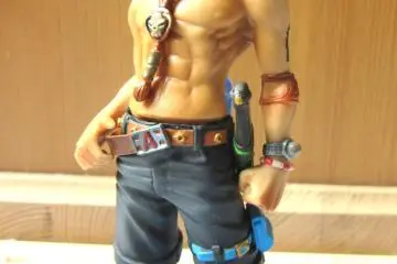 Ace of One Piece anime figurine. Bought in Akihabara.
