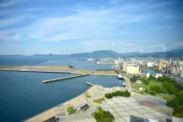 The eastern side of Aomori Port