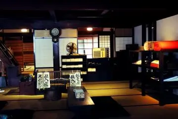 The clothing store which operated there in early Showa Era