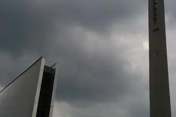 A gloomy day at St. Mary's Cathedral