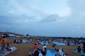 Two hours before fireworks