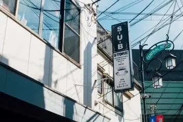 Outside