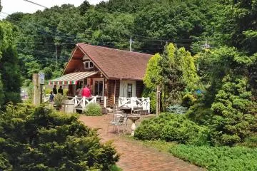 Back of the store when approached from the car park