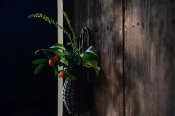 Wild flower arrangement adorning the Former Yanoharake House