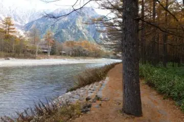 One of the many scenic views along the river