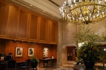 Classic lobby of Hotel New Grand Yokohama