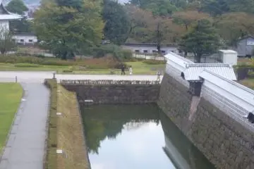Moat at Kanazawa Castle
