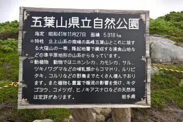A sign indicating the wildlife in the park
