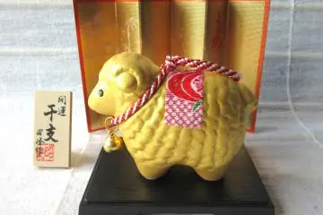 The Animal Calendar is very popular in Japan. There are 12 animals in it and every year I pick its symbol. Hitsuji (a sheep) year was 2015.