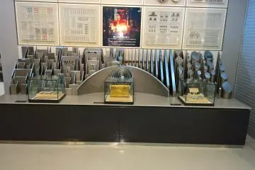 Some of the steel bars made in Kamaishi