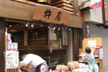Morning preparations in Asakusa