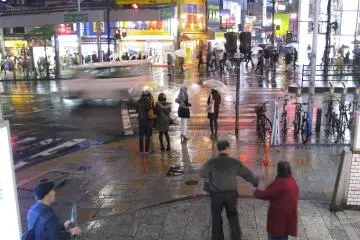 Rainy night in Tokyo