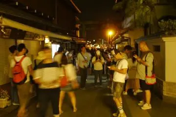 Before the lights go off, Pokemon hunters are absorbed in their quest