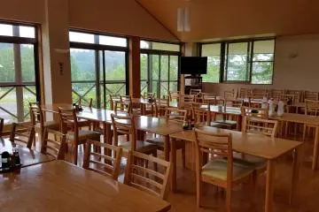 Dinner and breakfast are served here