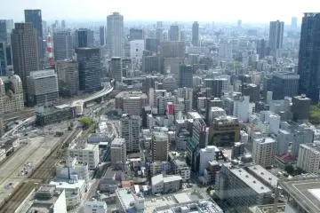 The center of Osaka