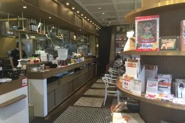 Cashier and entrance